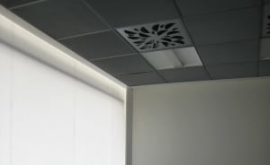 Nice NEX diffuser in ceiling