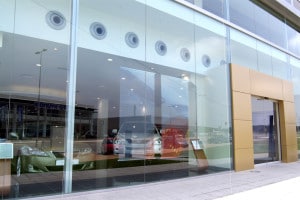 KAM-W Jet Diffuser Car Dealer Large Windowed Wall