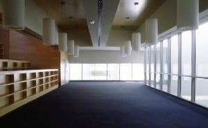 LSD Linear Slot Diffuser in Library Hallway
