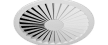 RXO-C Round Stamped Steel Swirl Diffuser
