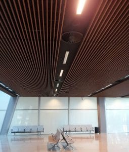 RXO-C Fixed Swirl Diffuser Architectural Ceiling Leon Airport