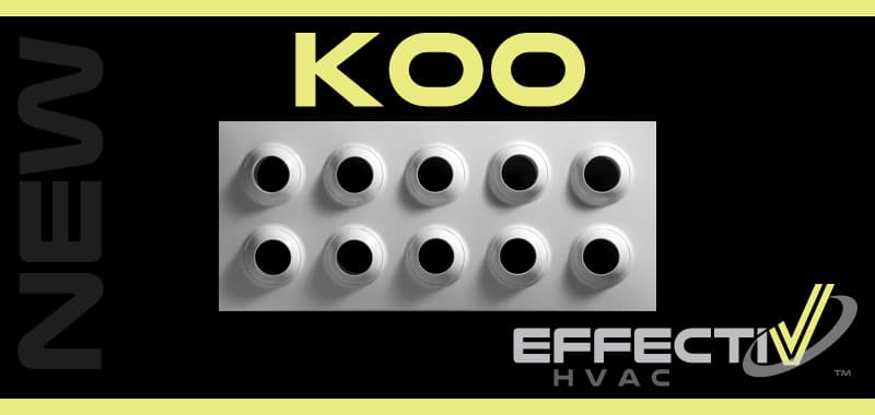 New Product: KOO Adjustable Long Throw Multi-Jet Nozzle Diffusers