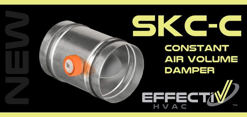 New Product SKC-C Constant Air Volume Damper For Circular Duct