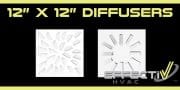 12" x 12" Square Diffusers