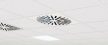 AXO-S-UV High Induction Swirl UV Diffuser Installed in Ceiling