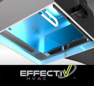 UVC lamps in UV Diffuser to irradiate airborne viruses