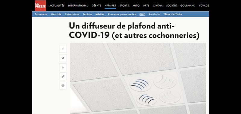 Diffuseurs UV - La Presse