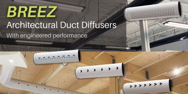 New product: BREEZ Architectural Duct Diffusers