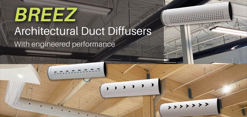 BREEZ Architectural Duct Diffuser