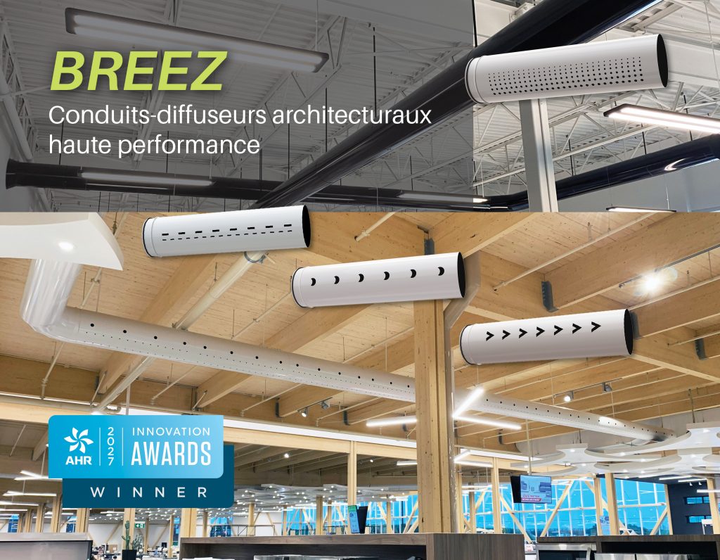 Conduits diffuseurs architecturaux haute-performance BREEZ