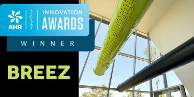 BREEZ Wins the 2027 AHR Expo Innovation Award in the Ventilation Category!