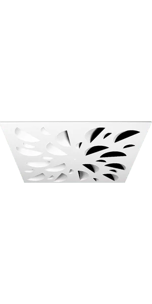 NEX-S Square Concave Elements Architectural High Induction Swirl Diffuser