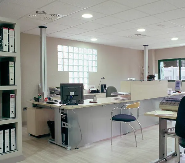 PLAY-S Diffusers Over Receptionist Desk for Optimal Comfort
