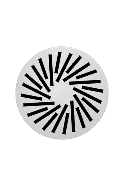 AXO-CY Radial Inclined Vanes Adjustable Round Swirl Diffuser