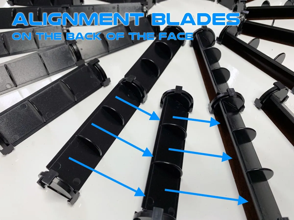 AXO High Induction Diffusion Vanes With Alignment Blades on the Back