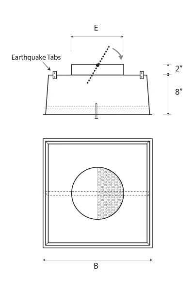 PERFAIR-ST High Performance Plenum fo Square Diffusers, Top Connection