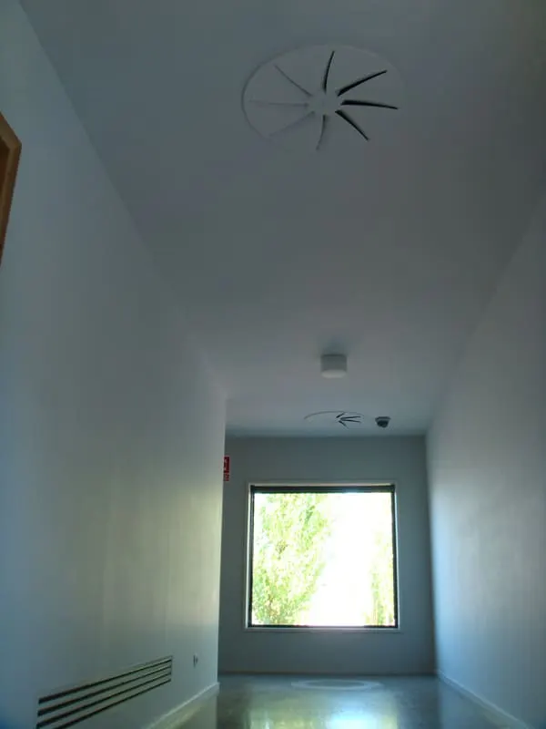 OTO-C Star Swirl Diffuser Drywall Mount Hallway