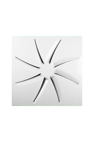 OTO-S Curved Slots Square Architectural Swirl Diffuser