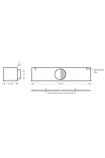PERFAIR-RS High Performance Plenum for Rectangular Diffusers