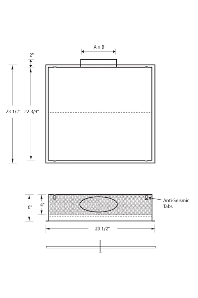 PERFAIR-XS High Performance Compact Plenum for Ceiling with Limited Space