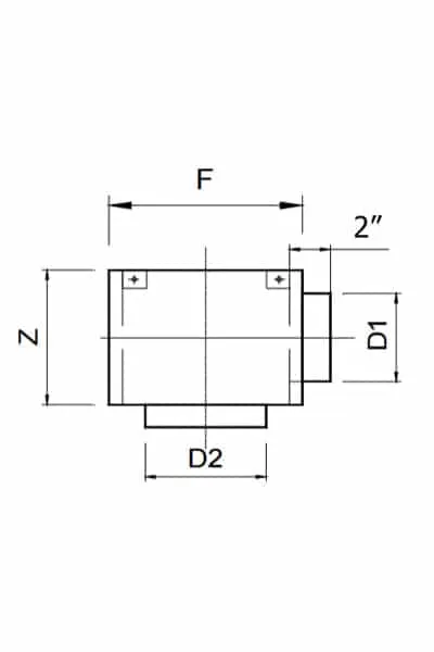 PLXP High Performance Plenum for Round Diffusers With Integral Neck