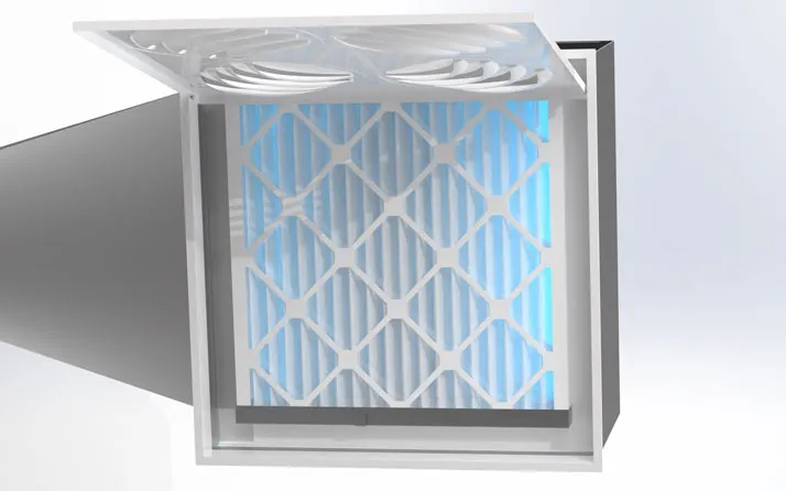 UV Diffuser MERV-9 Filter