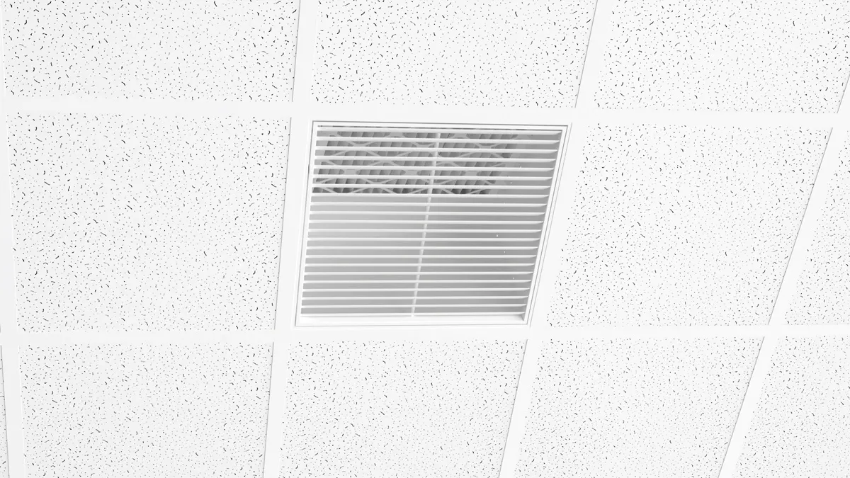 FLYIN Architectural Filter Return installed in Ceiling