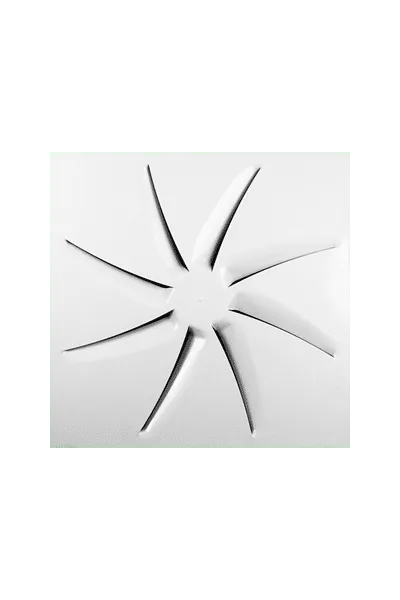 OTO-S Curved Slots Square Architectural Swirl Diffuser