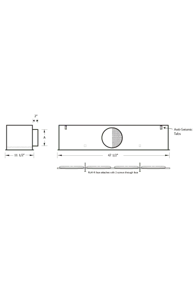 PERFAIR-RS High Performance Plenum for Rectangular Diffusers
