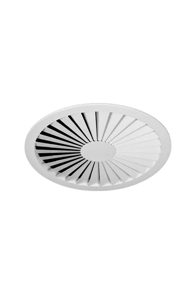 RXO-C Round Stamped Steel Swirl Diffuser