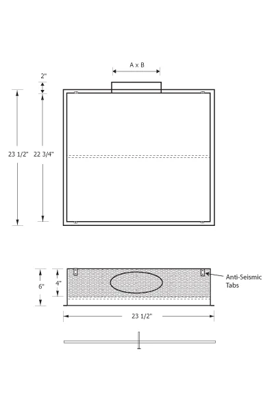 PERFAIR-XS High Performance Compact Plenum for Ceiling with Limited Space