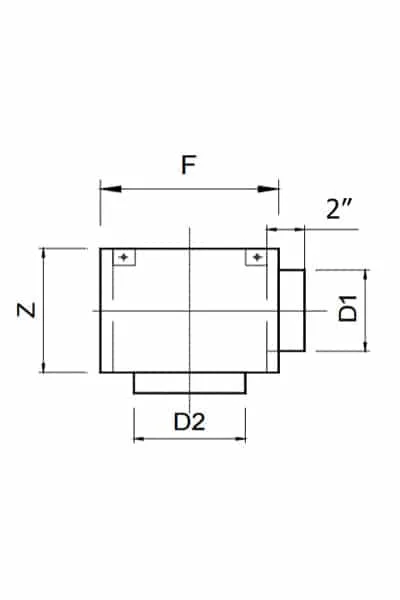 PLXP High Performance Plenum for Round Diffusers With Integral Neck
