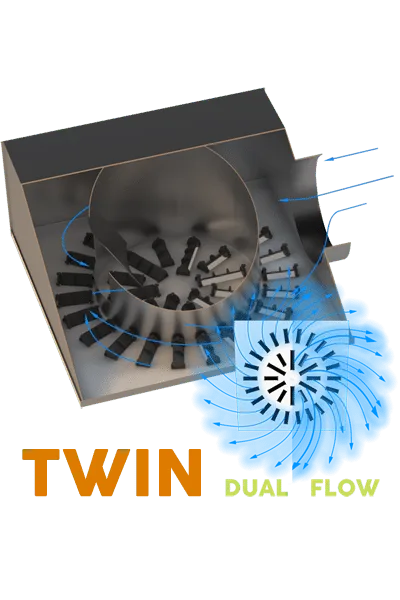 AXO-TWIN Dual Flow High Induction Diffuser for VAV Systems