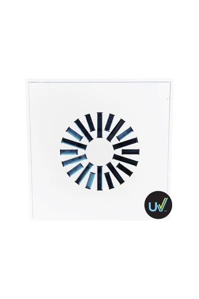 AXO-S400-UV High Induction Swirl UV Diffuser for 100 cfm - 250 cfm